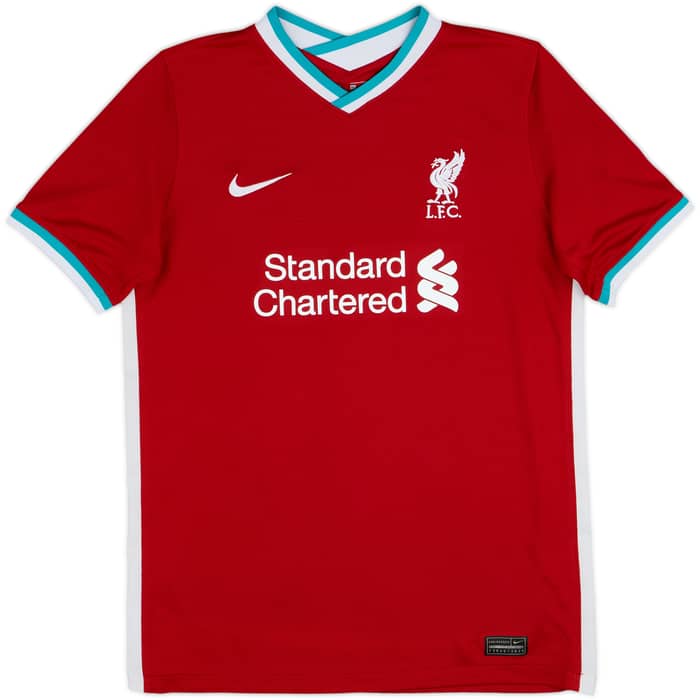 2020-21 Liverpool Home Shirt M.Salah #11 - 10/10 - (XL.Boys)