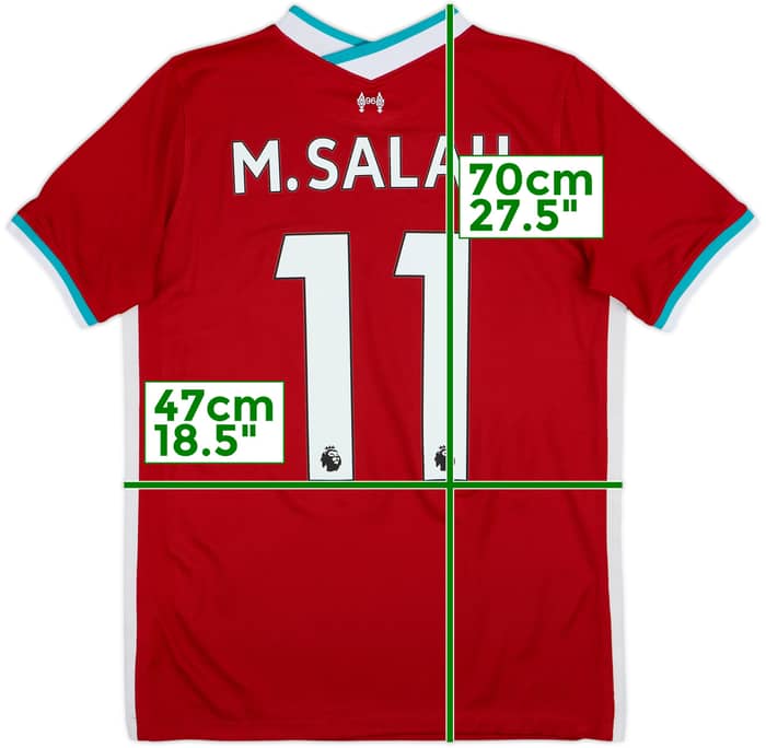 2020-21 Liverpool Home Shirt M.Salah #11 - 10/10 - (XL.Boys)
