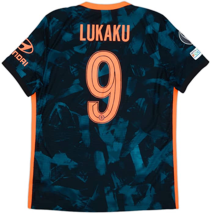 2021-22 Chelsea Authentic Third Shirt Lukaku #9 - 7/10 - (L)