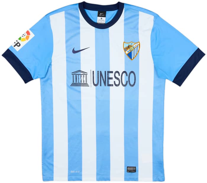 2013-14 Malaga Home Shirt - 9/10 - (M)
