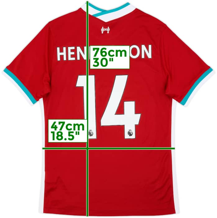 2020-21 Liverpool Home Shirt Henderson #14 - 8/10 - (M)
