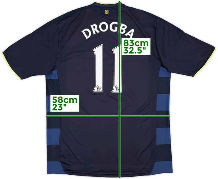 2009-10 Chelsea Away Shirt Drogba #11 - 6/10 - (XL)