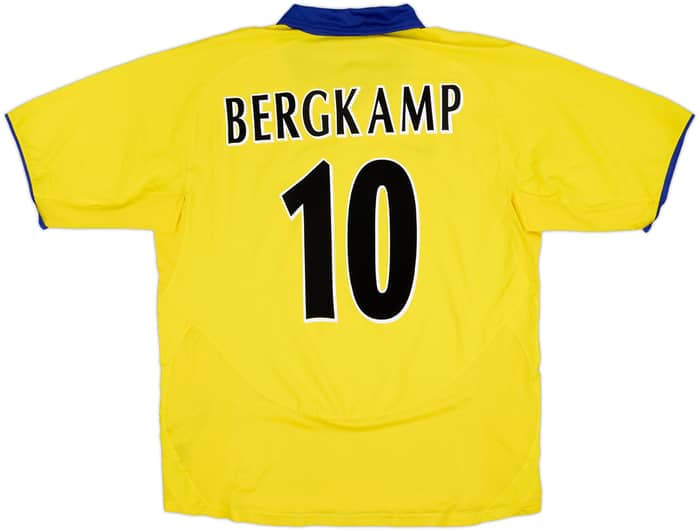 2003-05 Arsenal Away Shirt Bergkamp #10 - 8/10 - (XL)