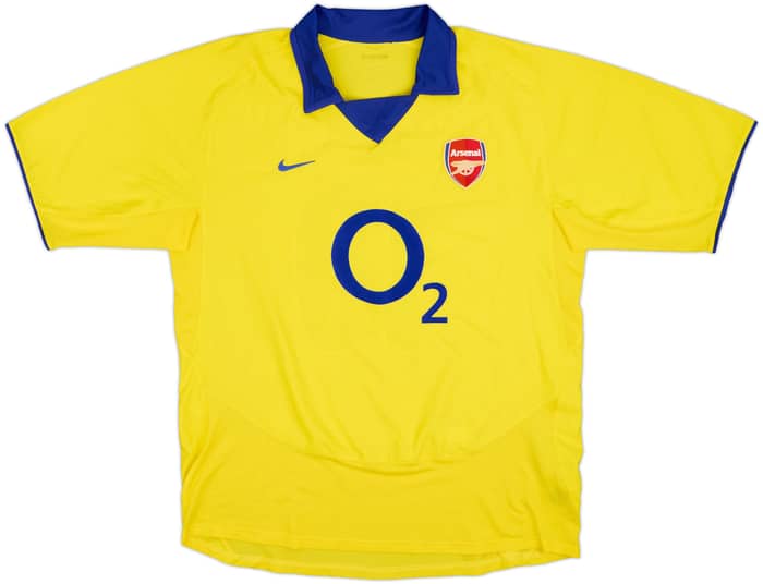 2003-05 Arsenal Away Shirt Bergkamp #10 - 8/10 - (XL)