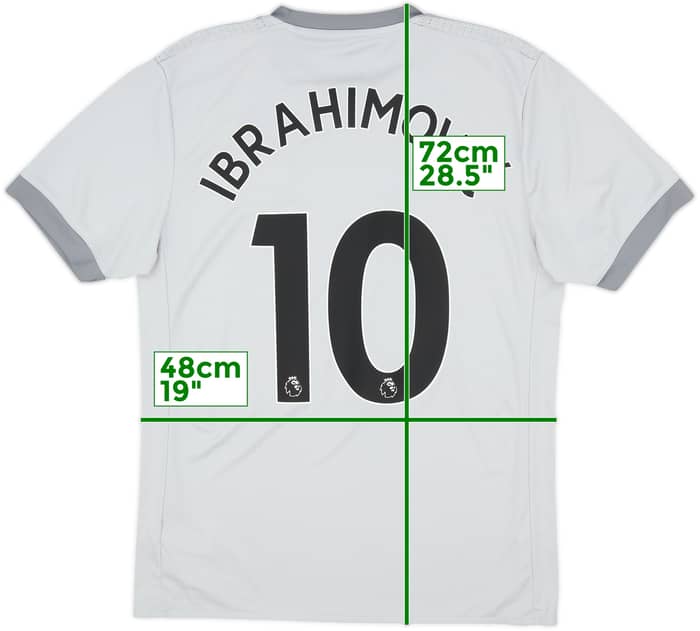 2017-18 Manchester United Third Shirt Ibrahimovic #10 - 8/10 - (M)