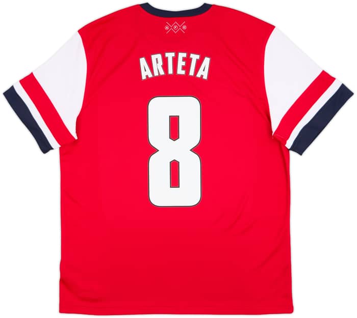 2012-14 Arsenal Home Shirt Arteta #8 - 7/10 - (XL)