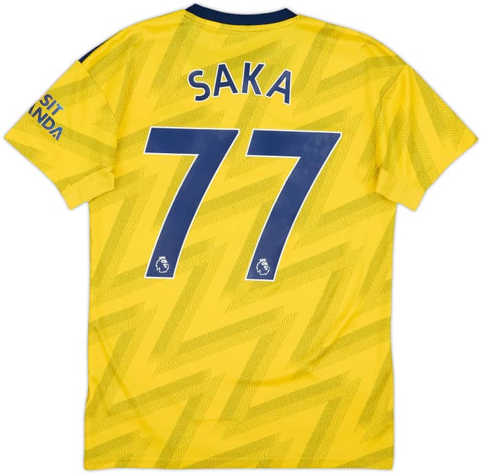 2019-20 Arsenal Away Shirt Saka #77 - 6/10 - (S)