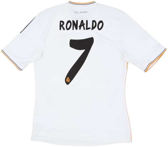 2013-14 Real Madrid Home Shirt Ronaldo #7 - 6/10 - (M)