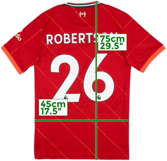 2021-22 Liverpool Home Shirt Robertson #26 - 9/10 - (S)