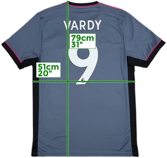 2021-22 Leicester City Third Shirt Vardy #9 - 10/10 - (M)