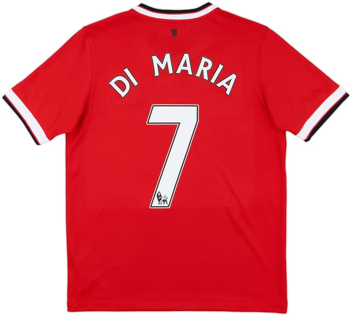 2014-15 Manchester United Home Shirt Di Maria #7 - 8/10 - (XL.Boys)