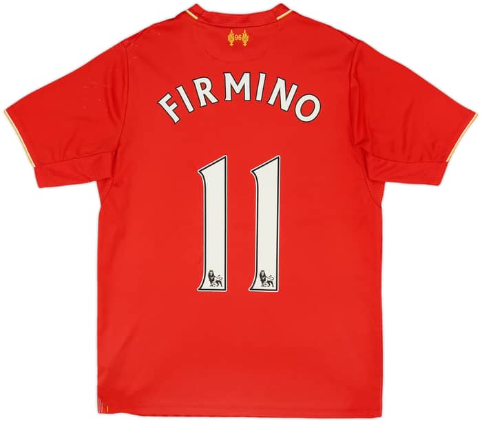 2015-16 Liverpool Home Shirt Firmino #11 - 8/10 - (XL.Boys)