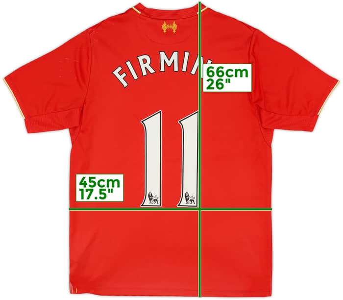 2015-16 Liverpool Home Shirt Firmino #11 - 8/10 - (XL.Boys)