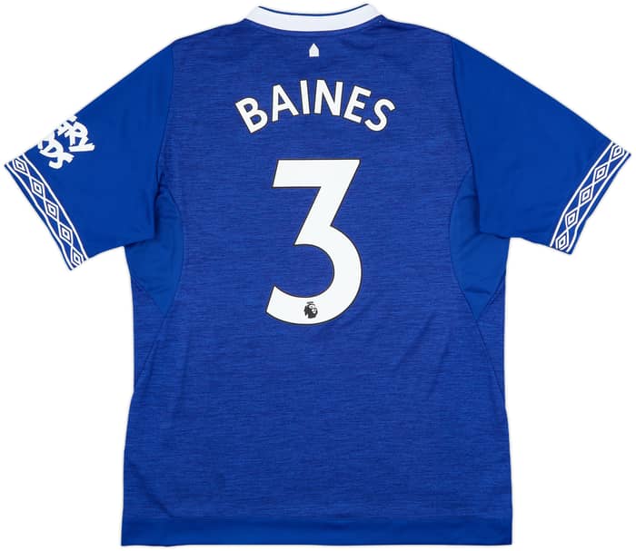 2018-19 Everton Home Shirt Baines #3 - 10/10 - (L)