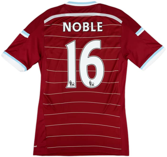 2014-15 West Ham Home Shirt Noble #16 - 9/10 - (S)