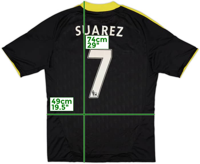 2010-11 Liverpool Third Shirt Suarez #7 - 6/10 - (L)