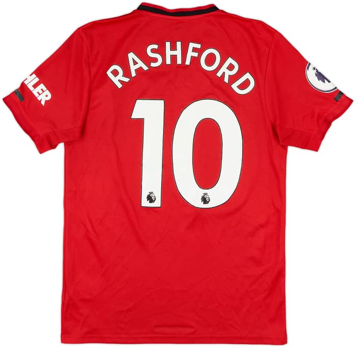2019-20 Manchester United Home Shirt Rashford #10 - 7/10 - (S)