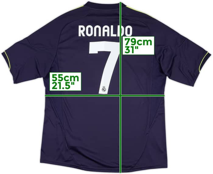 2012-13 Real Madrid Away Shirt Ronaldo #7 - 8/10 - (XL)
