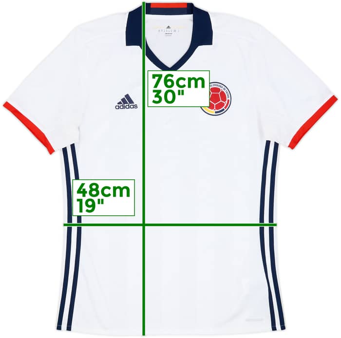 2016-18 Colombia Copa America Home Shirt - 7/10 - (M)