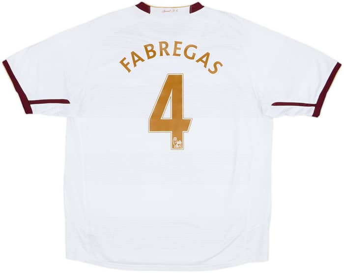 2007-08 Arsenal Away Shirt Fabregas #4 - 9/10 - (XL)