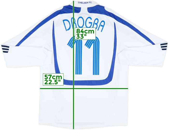 2007-08 Chelsea Third L/S Shirt Drogba #11 - 8/10 - (L)