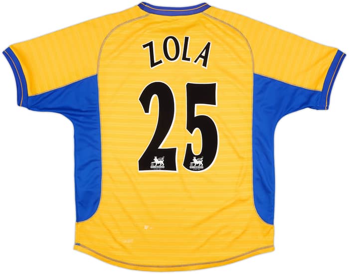 2000-01 Chelsea Away Shirt Zola #25 - 7/10 - (L)
