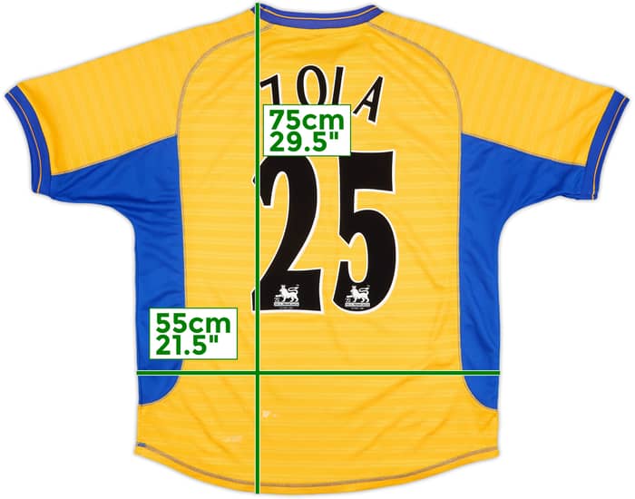 2000-01 Chelsea Away Shirt Zola #25 - 7/10 - (L)