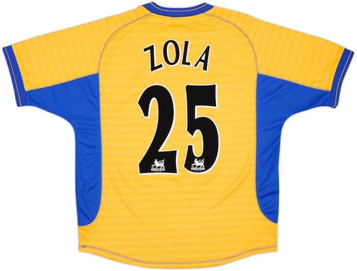 2000-01 Chelsea Away Shirt Zola #25 - 10/10 - (M)