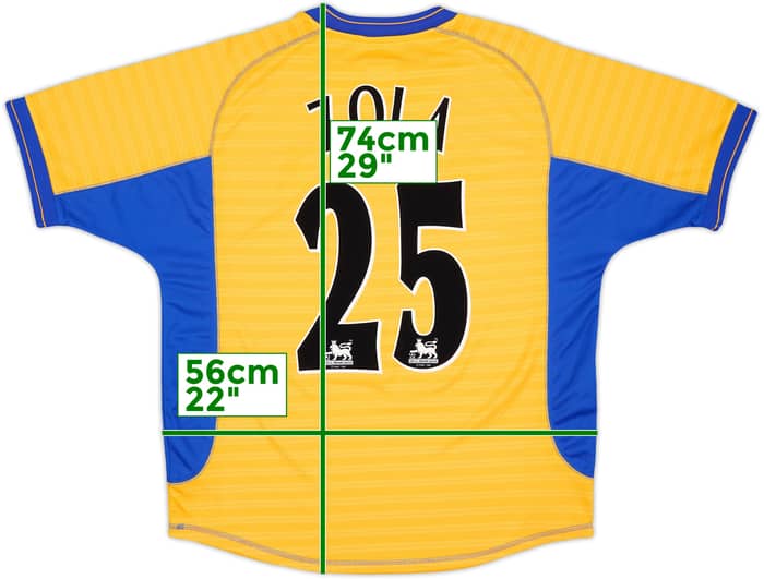 2000-01 Chelsea Away Shirt Zola #25 - 10/10 - (M)