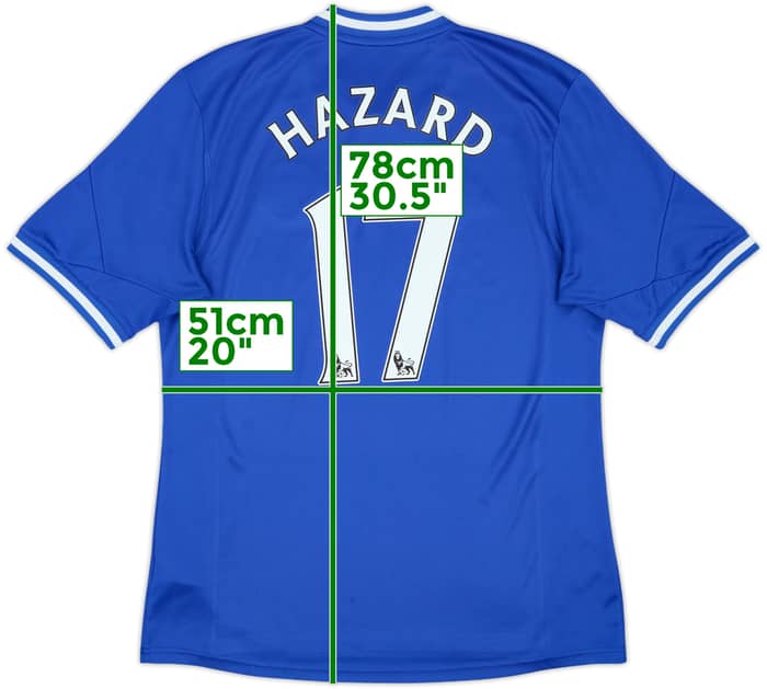 2013-14 Chelsea Home Shirt Hazard #17 - 6/10 - (L)