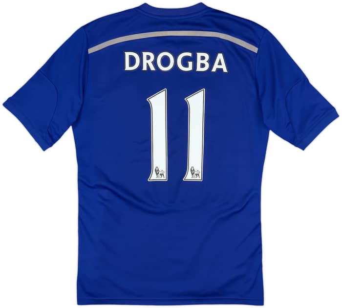 2014-15 Chelsea Home Shirt Drogba #11 - 7/10 - (M)