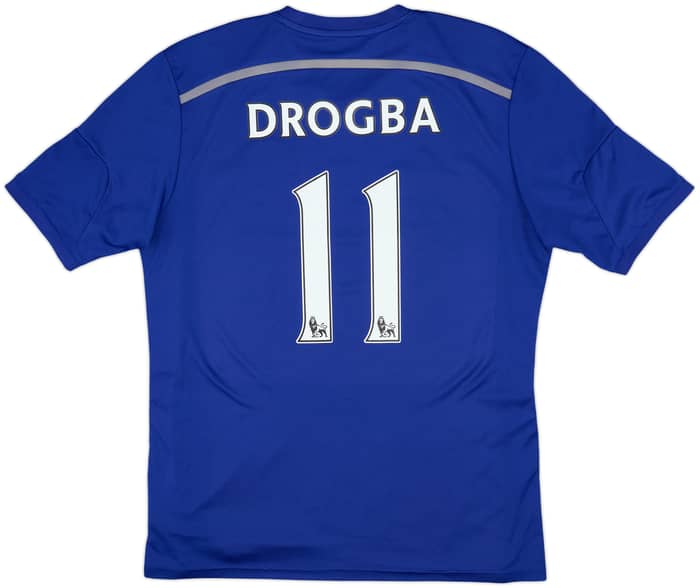 2014-15 Chelsea Home Shirt Drogba #11 - 7/10 - (XL.Boys)