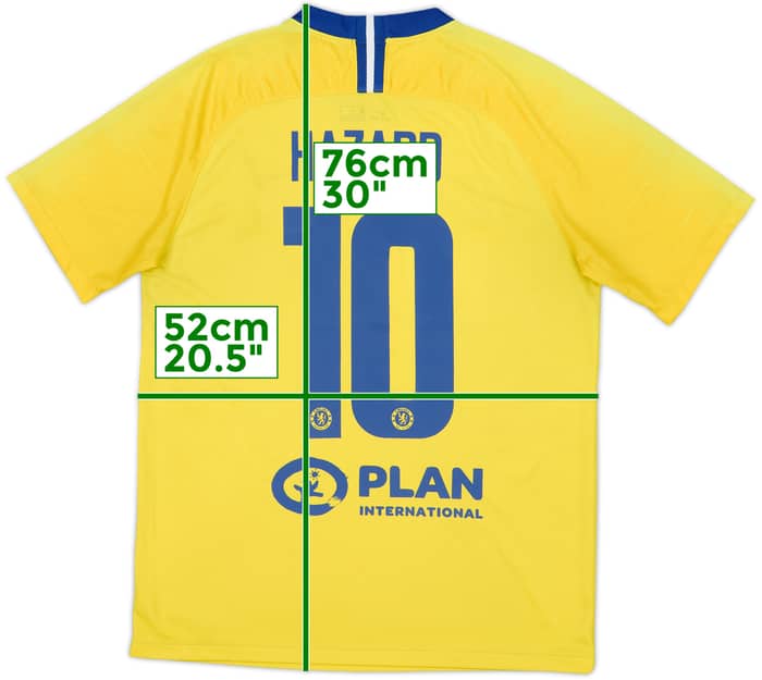 2018-19 Chelsea Away Shirt Hazard #10 - 7/10 - (L)