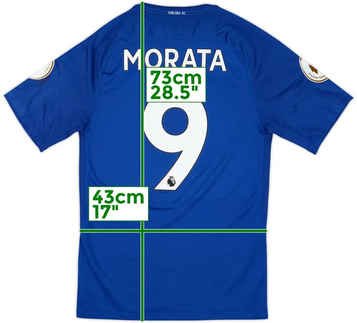 2017-18 Chelsea Home Shirt Morata #9 - 8/10 - (S)
