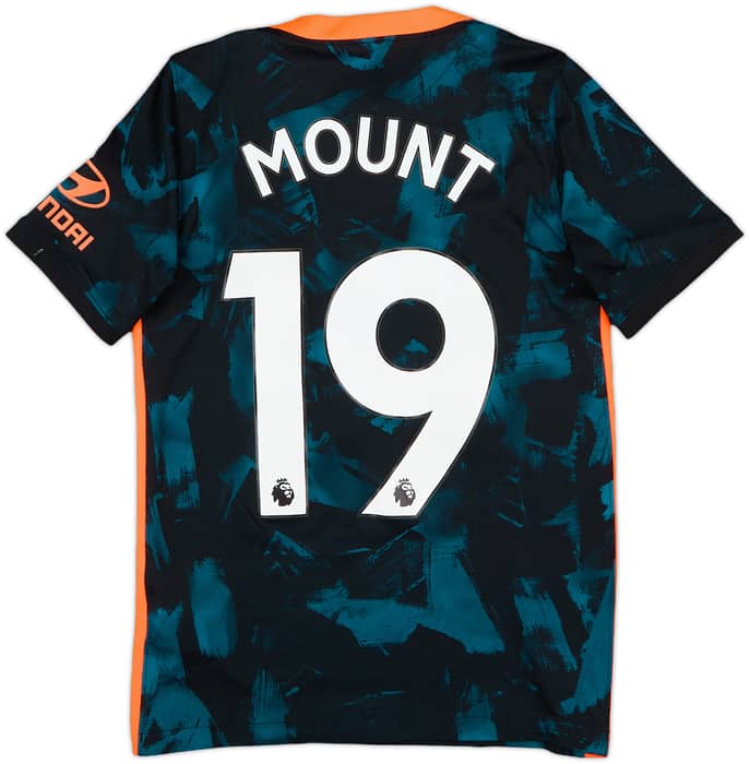 2021-22 Chelsea Third Shirt Mount #19 - 8/10 - (L.Boys)