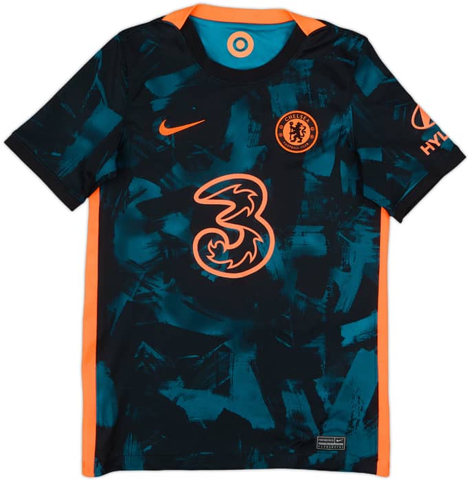 2021-22 Chelsea Third Shirt Mount #19 - 8/10 - (L.Boys)