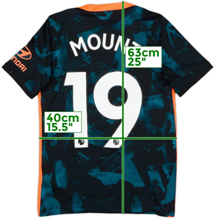 2021-22 Chelsea Third Shirt Mount #19 - 8/10 - (L.Boys)