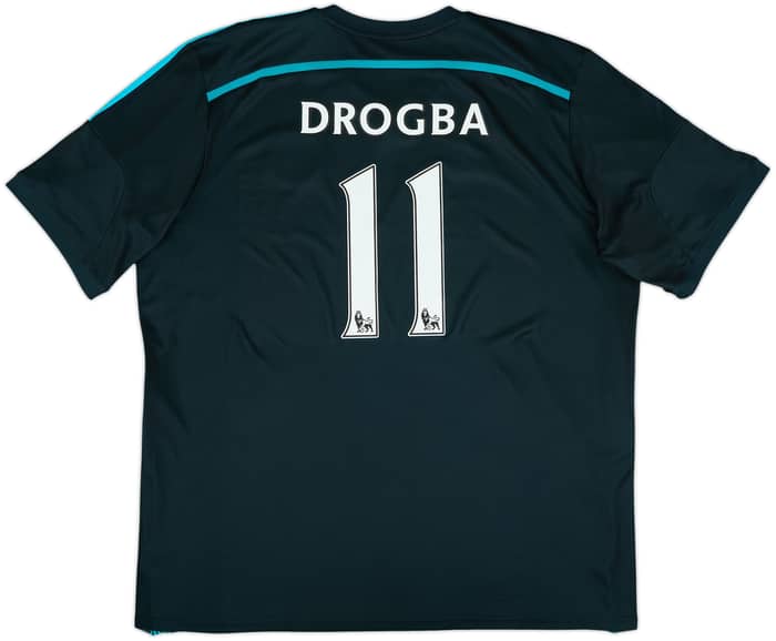 2014-15 Chelsea Third Shirt Drogba #11 - 7/10 - (3XL)