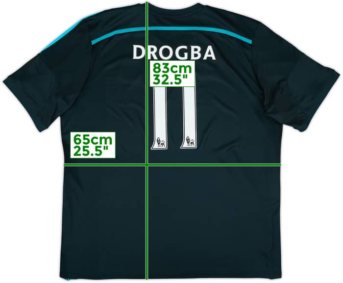 2014-15 Chelsea Third Shirt Drogba #11 - 7/10 - (3XL)