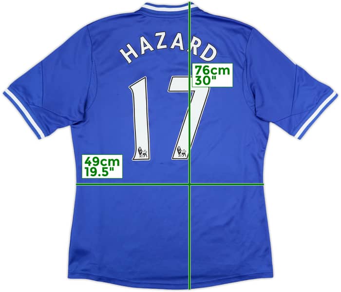 2013-14 Chelsea Home Shirt Hazard #17 - 6/10 - (L)