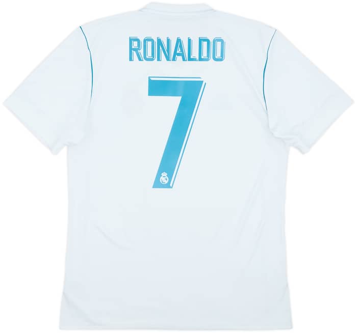 2017-18 Real Madrid Home Shirt Ronaldo #7 - 8/10 - (M)