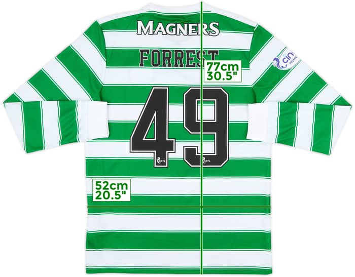 2021-22 Celtic Home L/S Shirt Forrest #49 - 10/10 - (M)