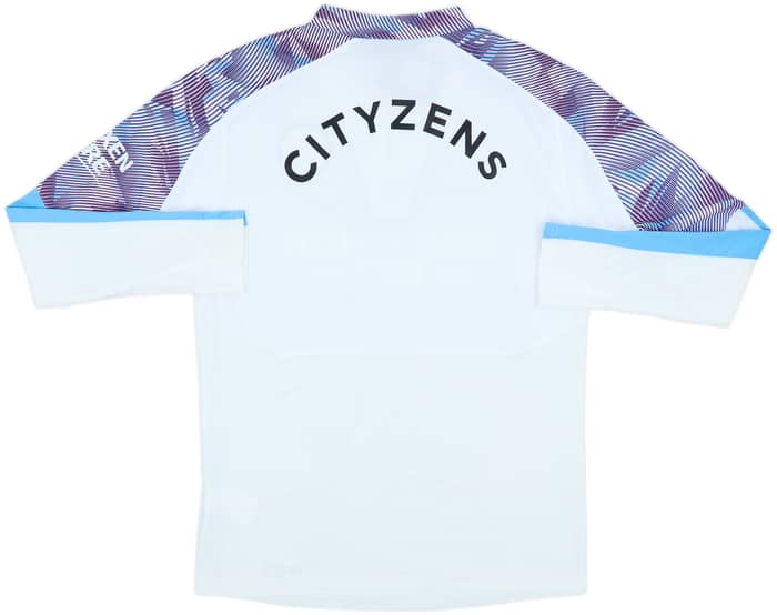 2017-18 Manchester City Puma Player Issue 1/4 Zip Drill Top #17 (De Bruyne) (L)