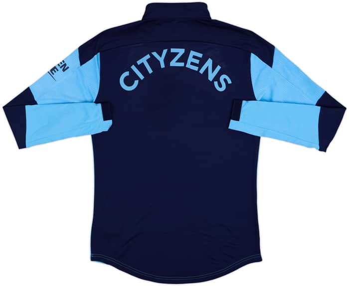 2020-21 Manchester City Player Issue Puma 1/4 Zip Drill Top #10 - 10/10 - (M)