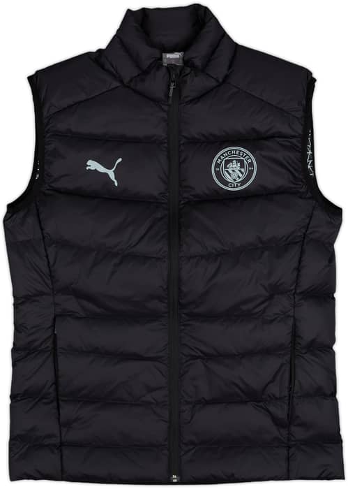 2021-22 Manchester City Puma Casuals Padded Gilet - 10/10 - (M)