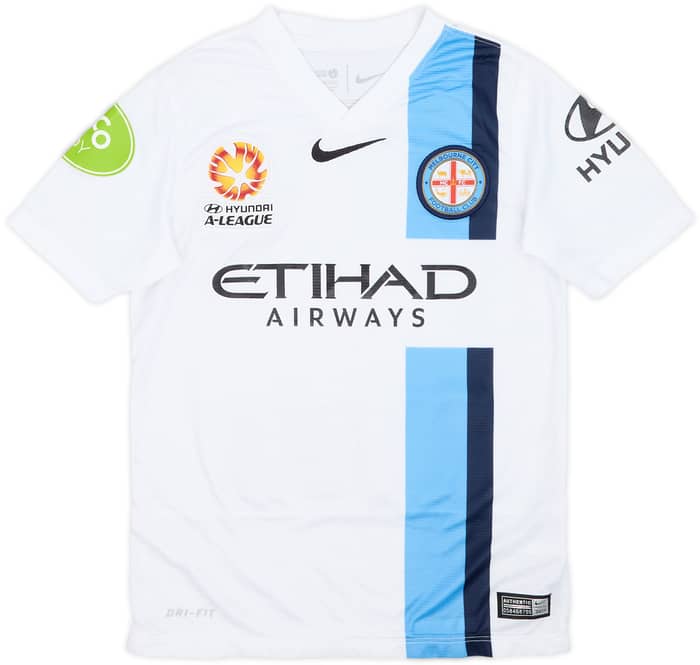 2014-16 Melbourne City Home Shirt - 8/10 - (S.Boys)