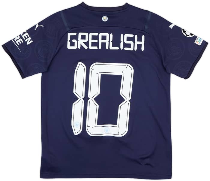 2021-22 Manchester City Third Shirt Grealish #10 - 9/10 - (L.Boys)