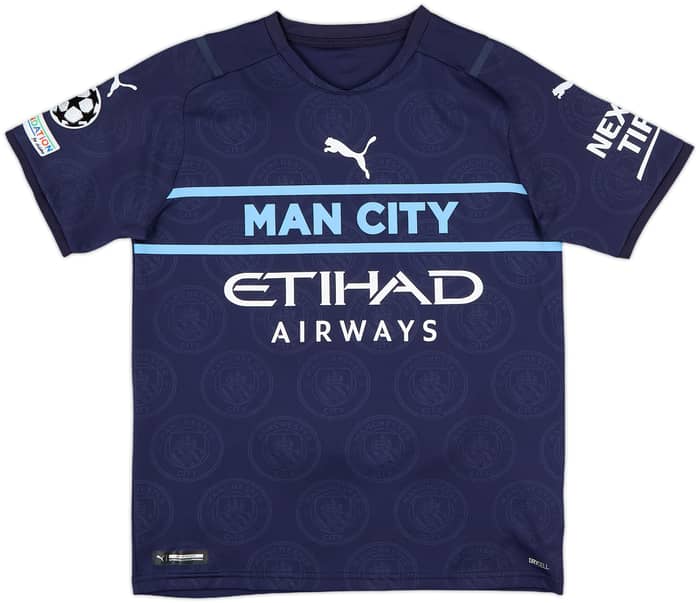 2021-22 Manchester City Third Shirt Grealish #10 - 9/10 - (L.Boys)