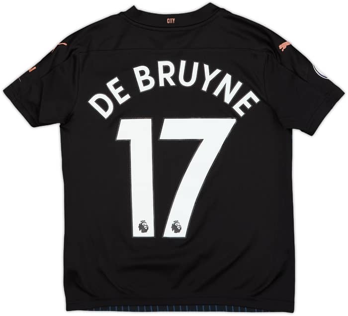 2020-21 Manchester City Away Shirt De Bruyne #17 - 10/10 - (M.Boys)