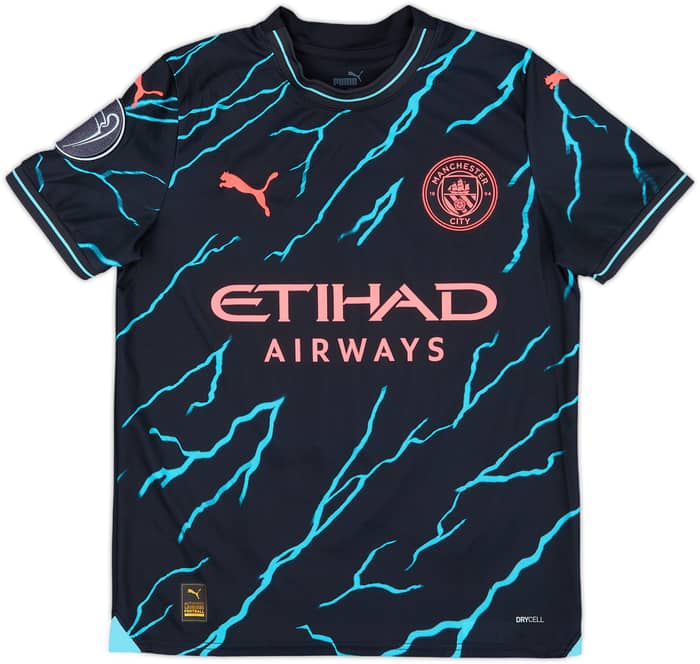 2023-24 Manchester City Third Shirt De Bruyne #17 - 10/10 - (L.Boys)
